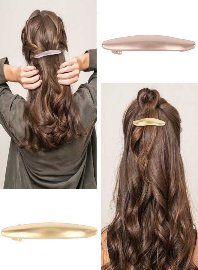 Ondder French Barrette Hair Clips Barrettes for Thick Hair Metal Hair Clips Hair Barrettes for Women Hair Accessories for Girls Women - Image 3